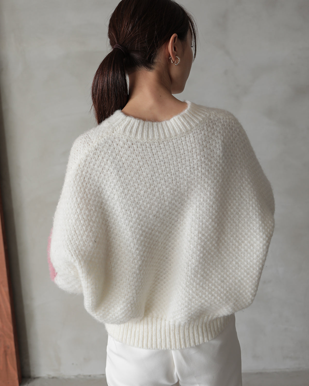 sleeve color scheme Kanoko pullover