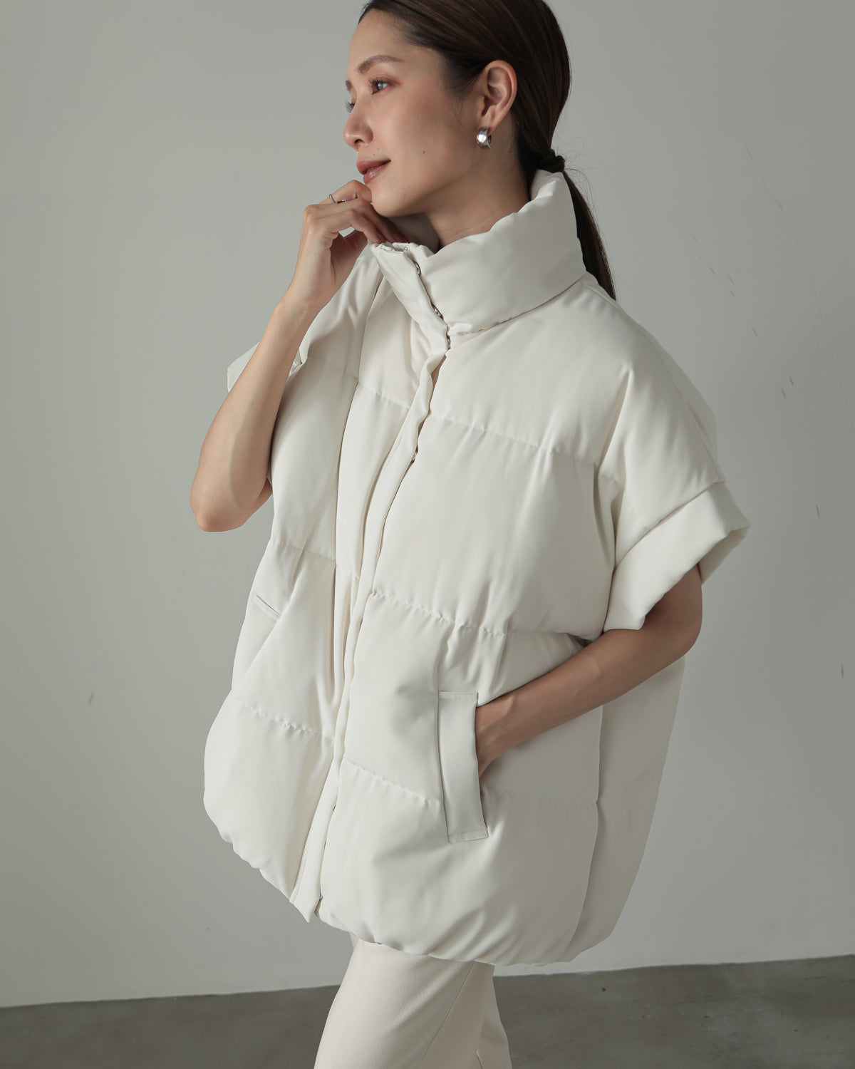 sleeveless down vest