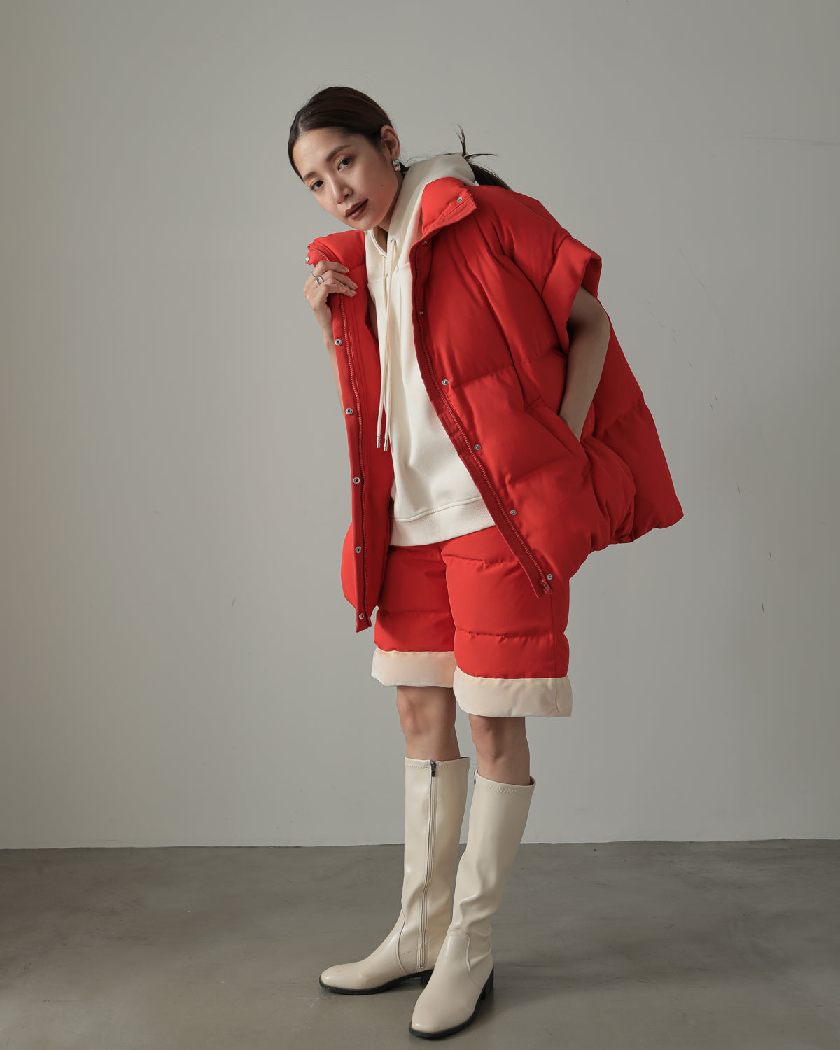 sleeveless down vest