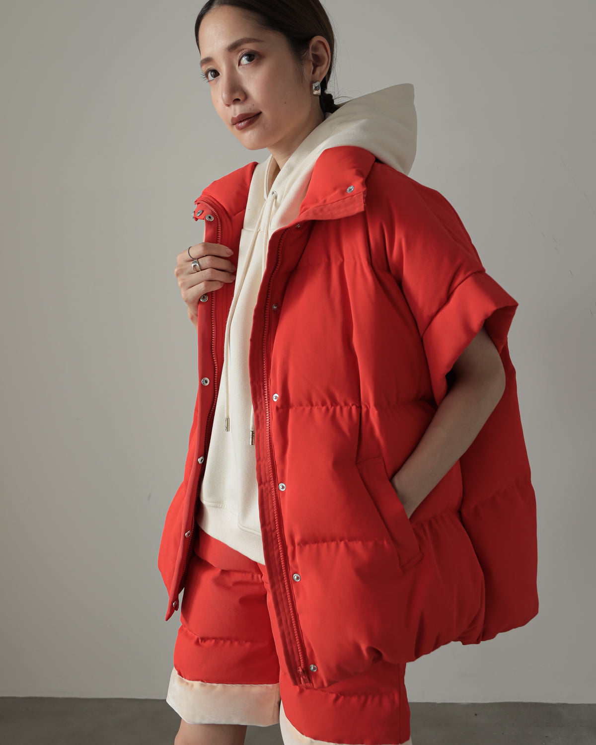 sleeveless down vest