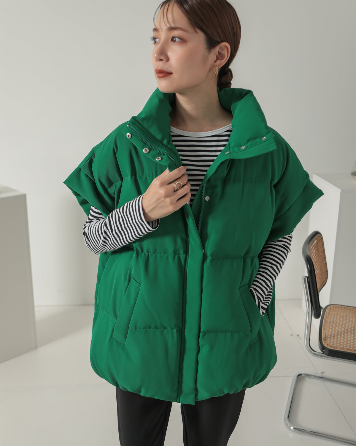 sleeveless down vest