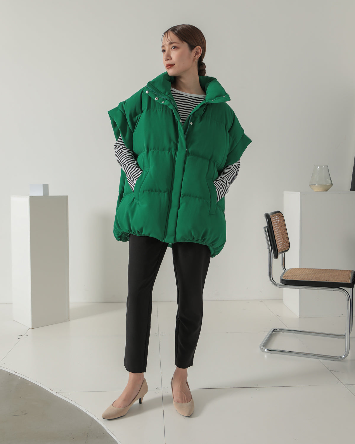 sleeveless down vest