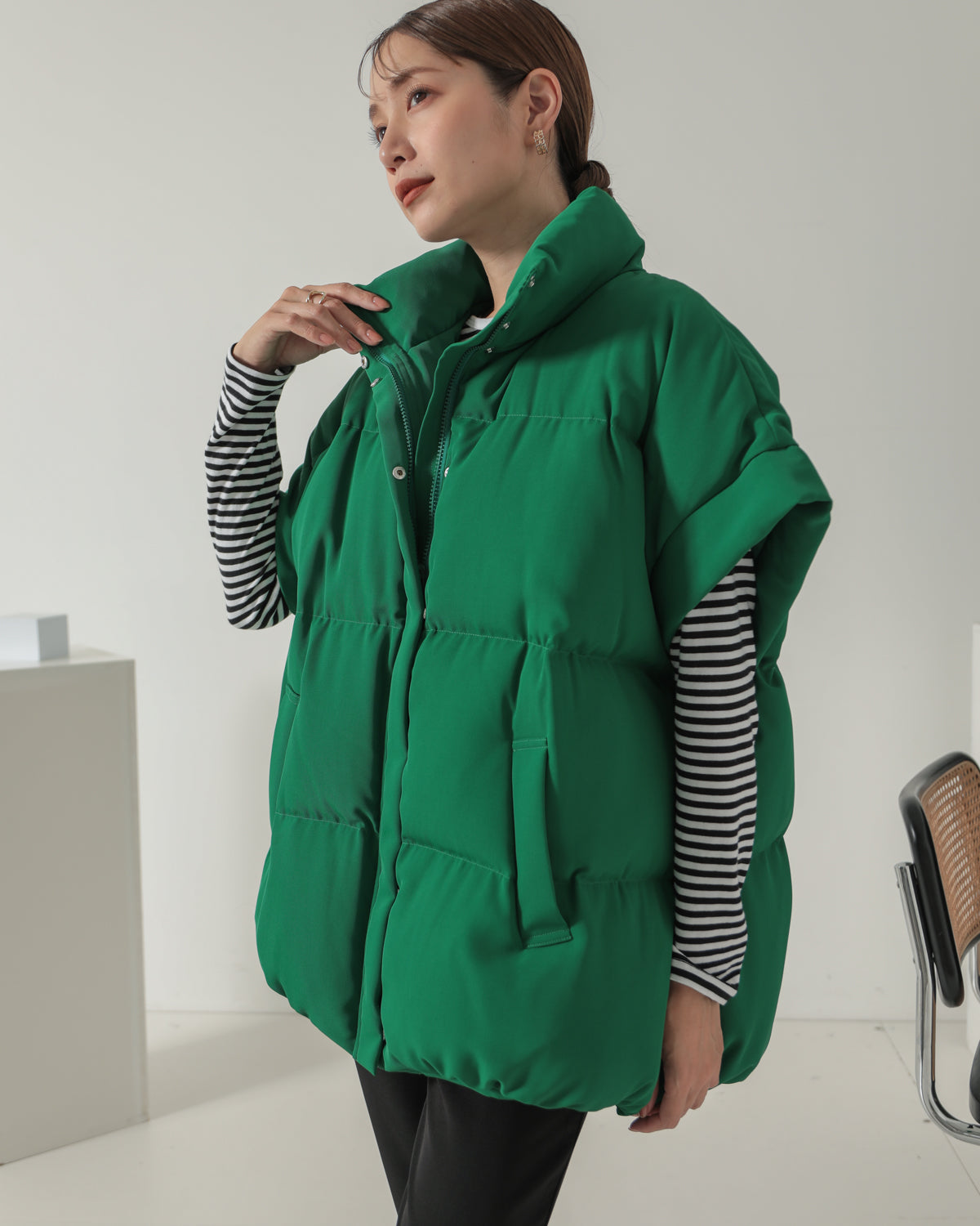 sleeveless down vest