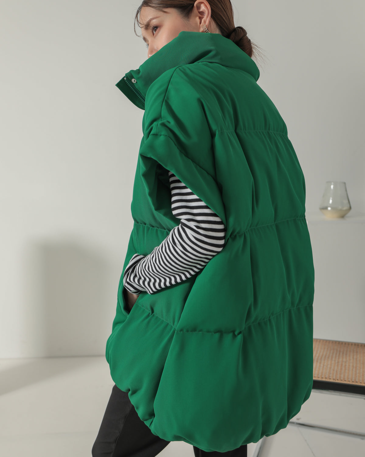 sleeveless down vest