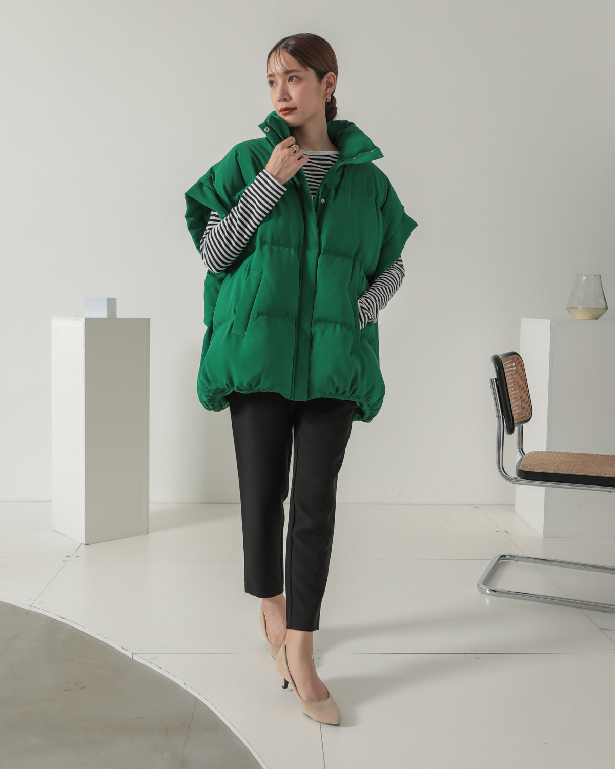 sleeveless down vest