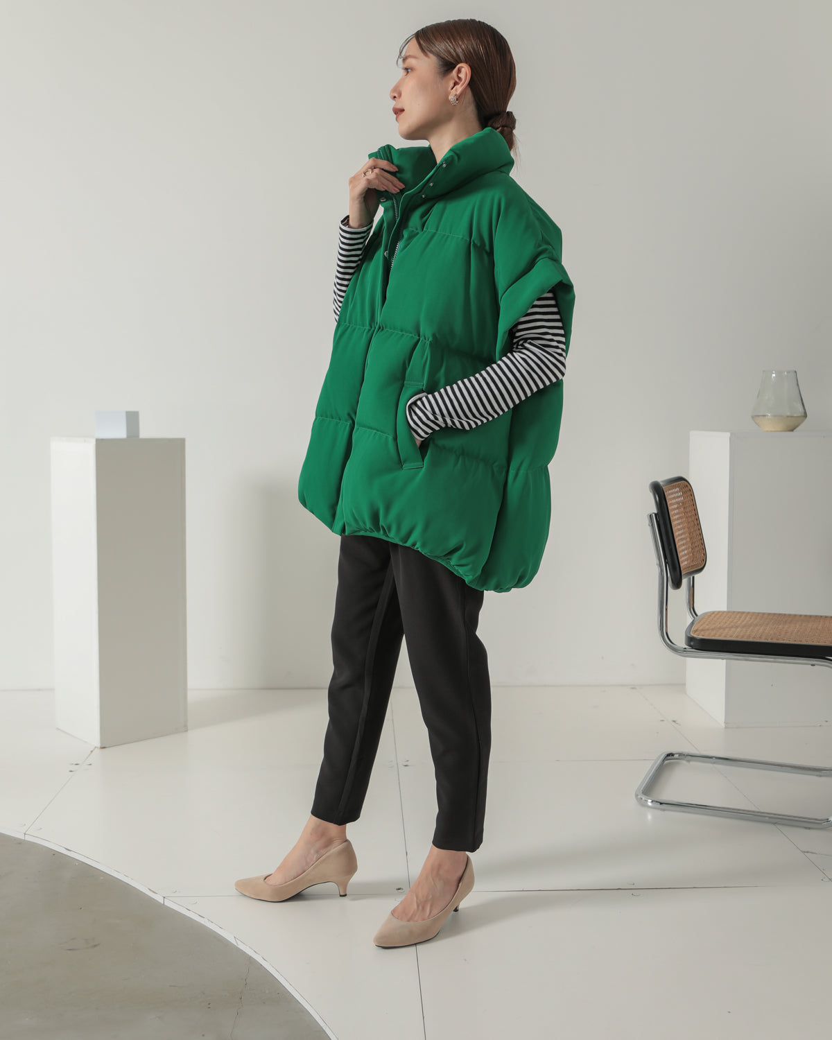 sleeveless down vest
