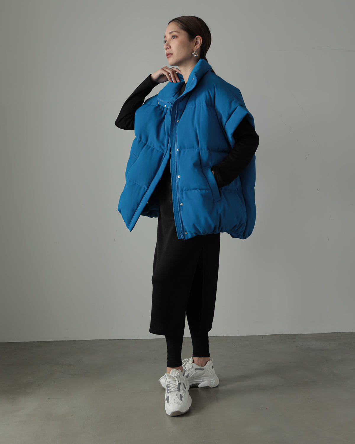 sleeveless down vest
