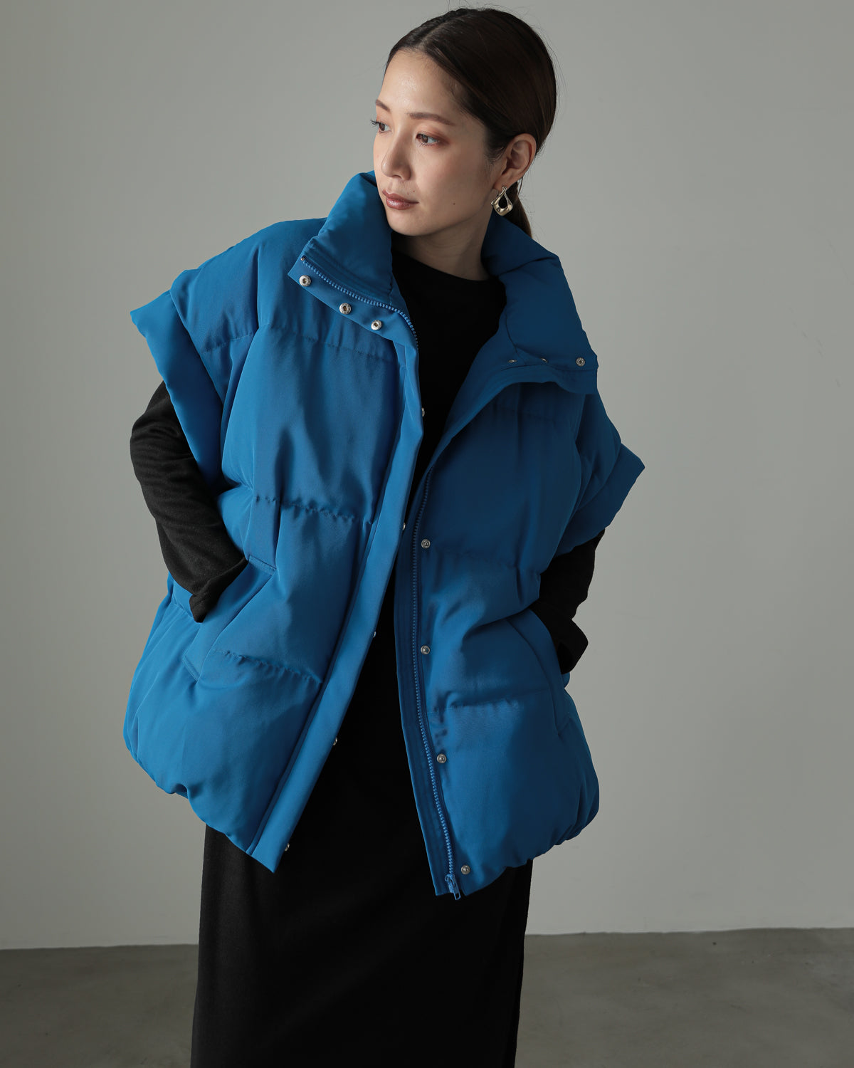 sleeveless down vest