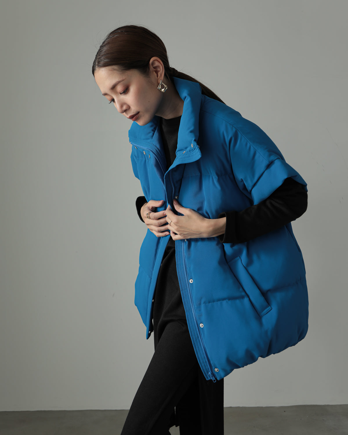 sleeveless down vest