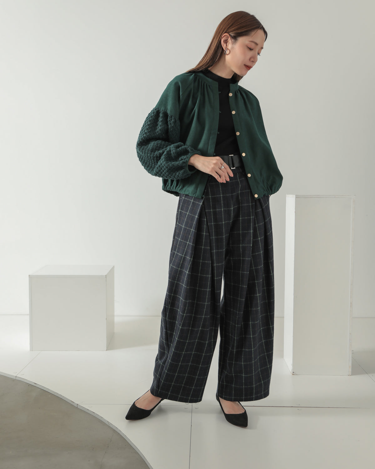 check pants with belt