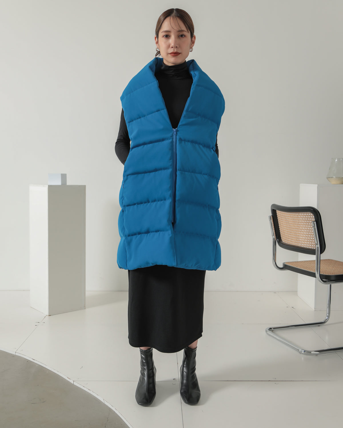 down long gilet