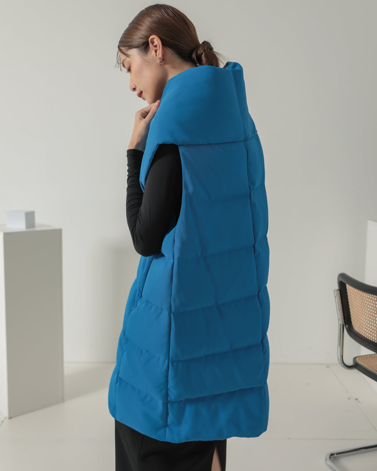 down long gilet