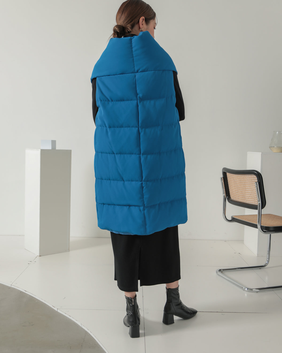 down long gilet