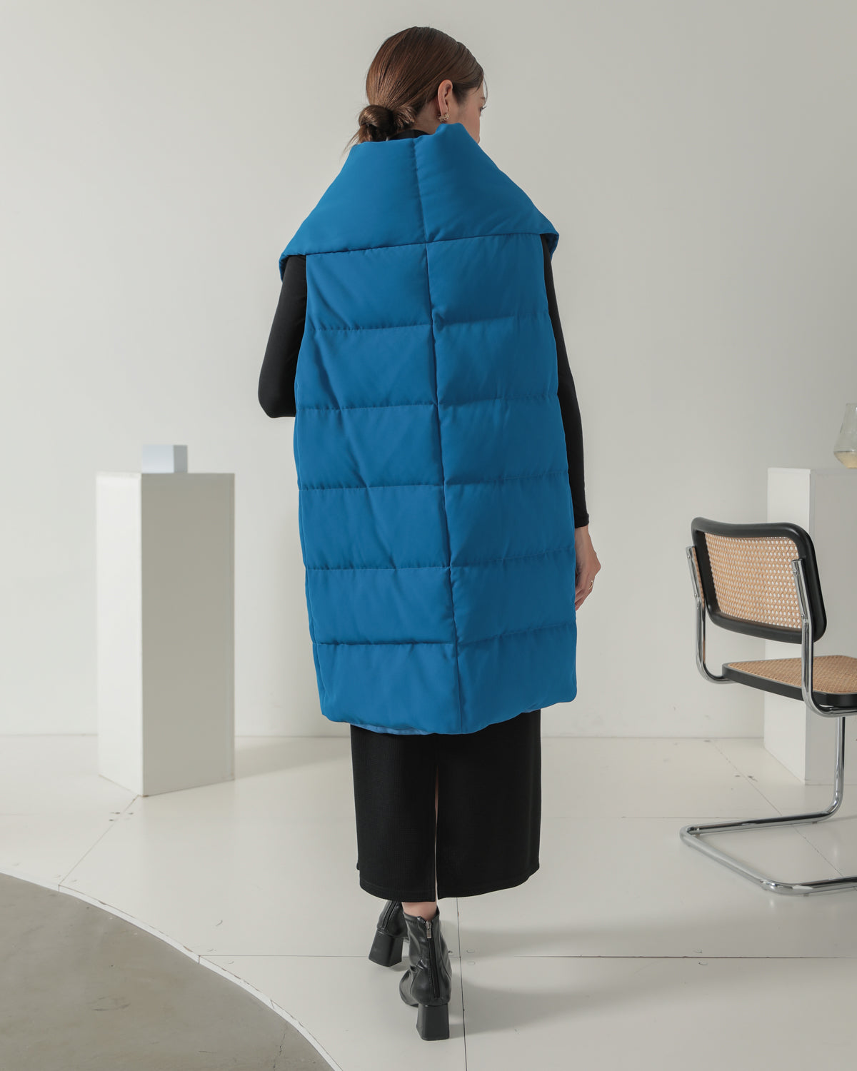 down long gilet