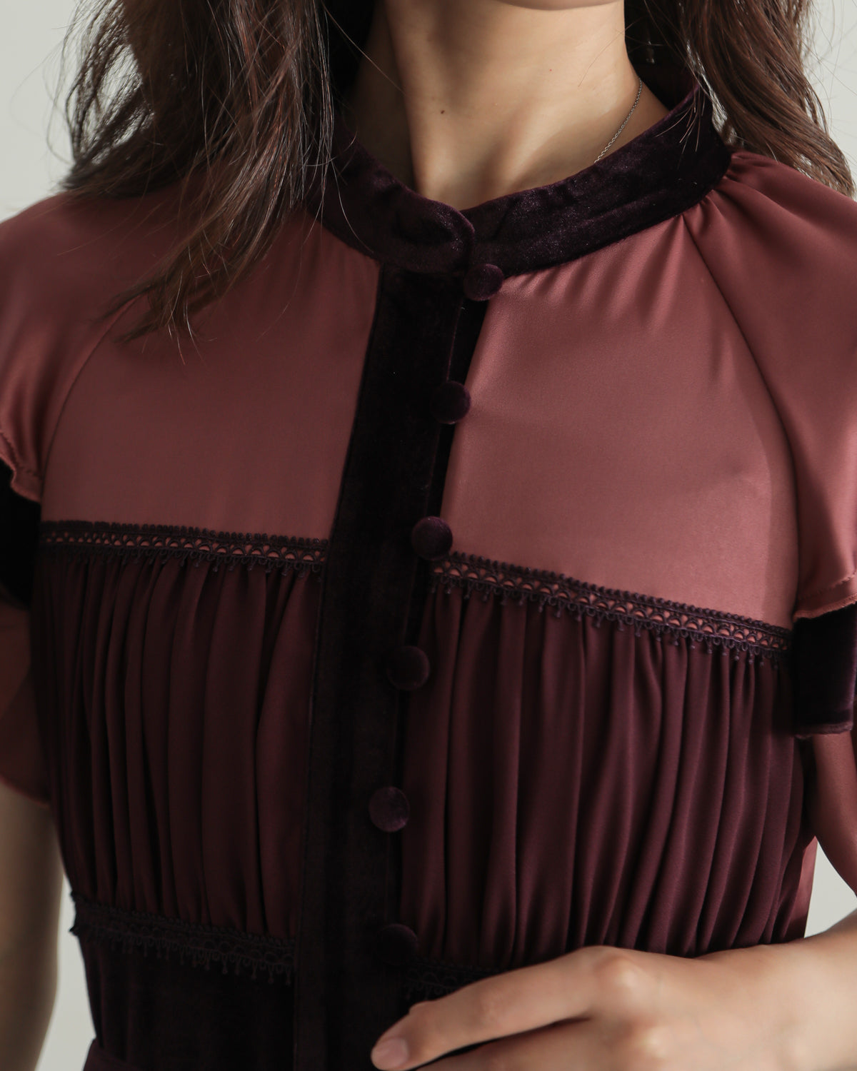 Layered color one piece