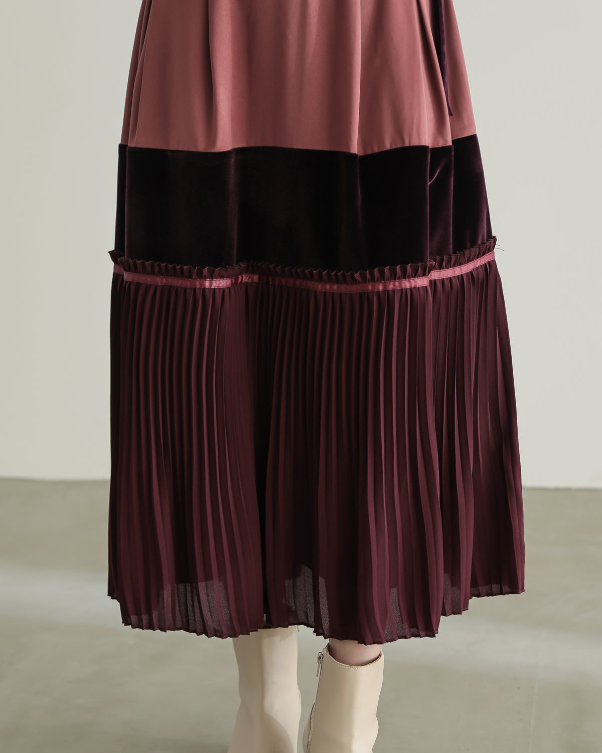Layered color one piece