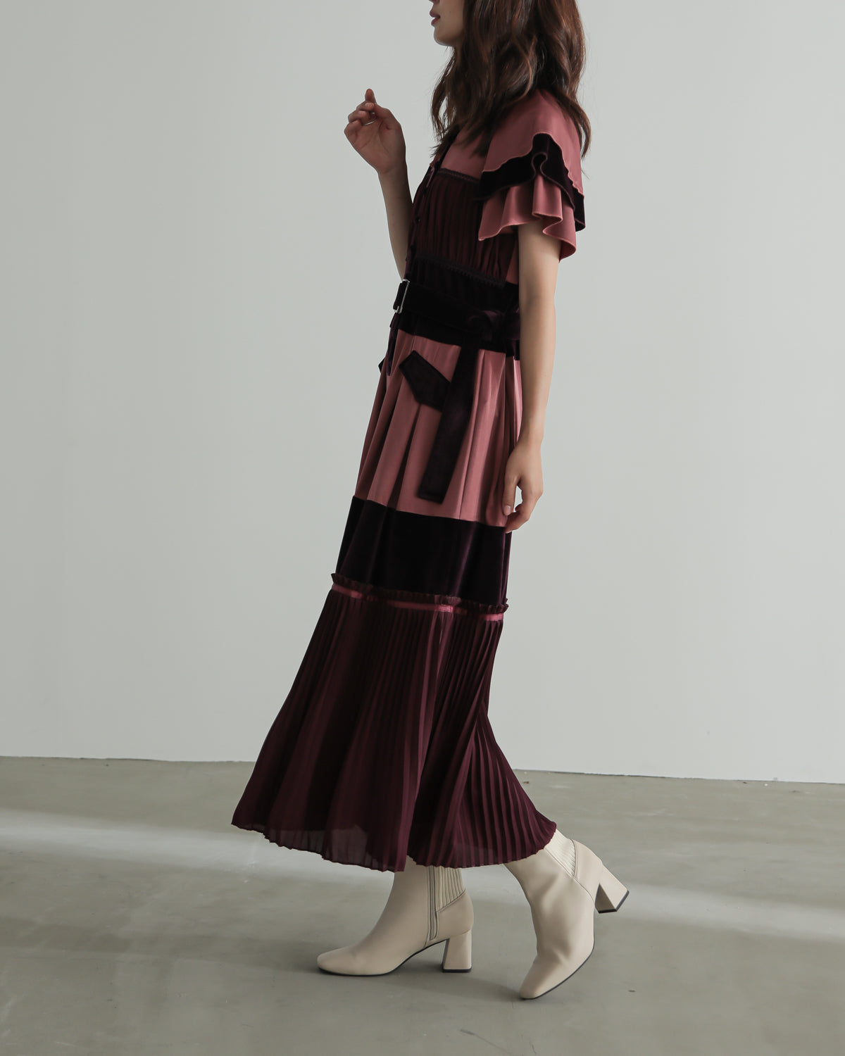 Layered color one piece