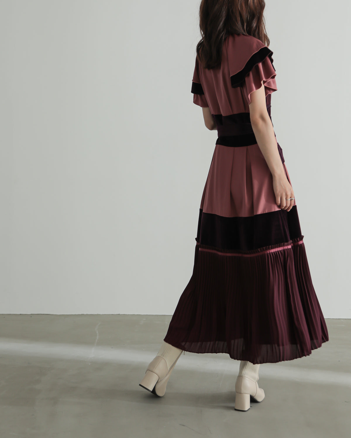 Layered color one piece
