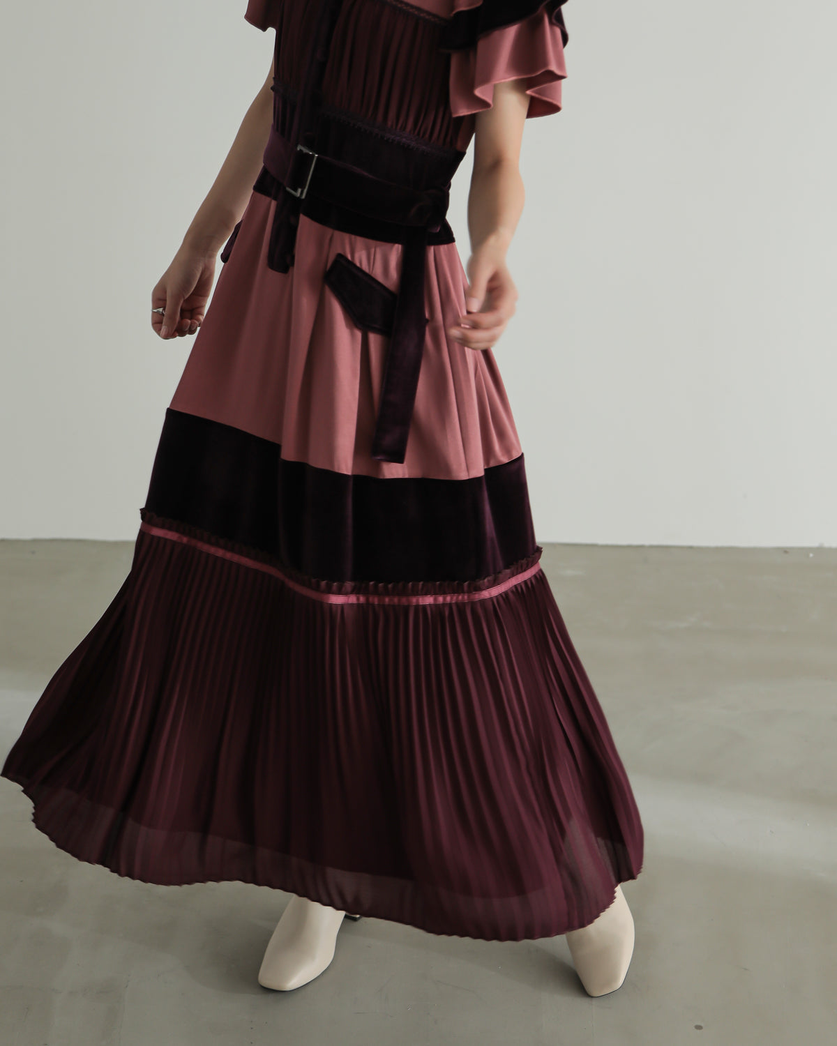 Layered color one piece