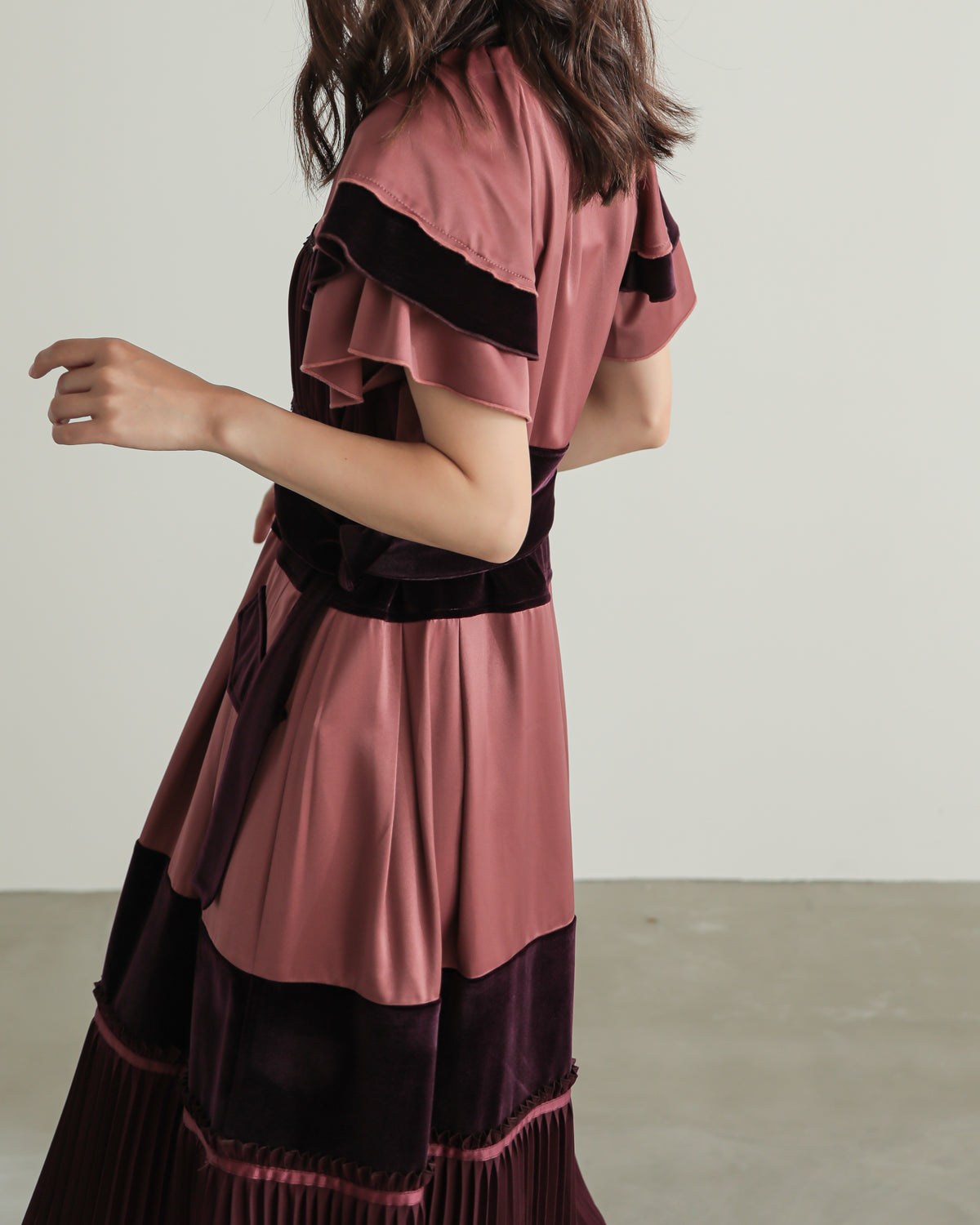 Layered color one piece
