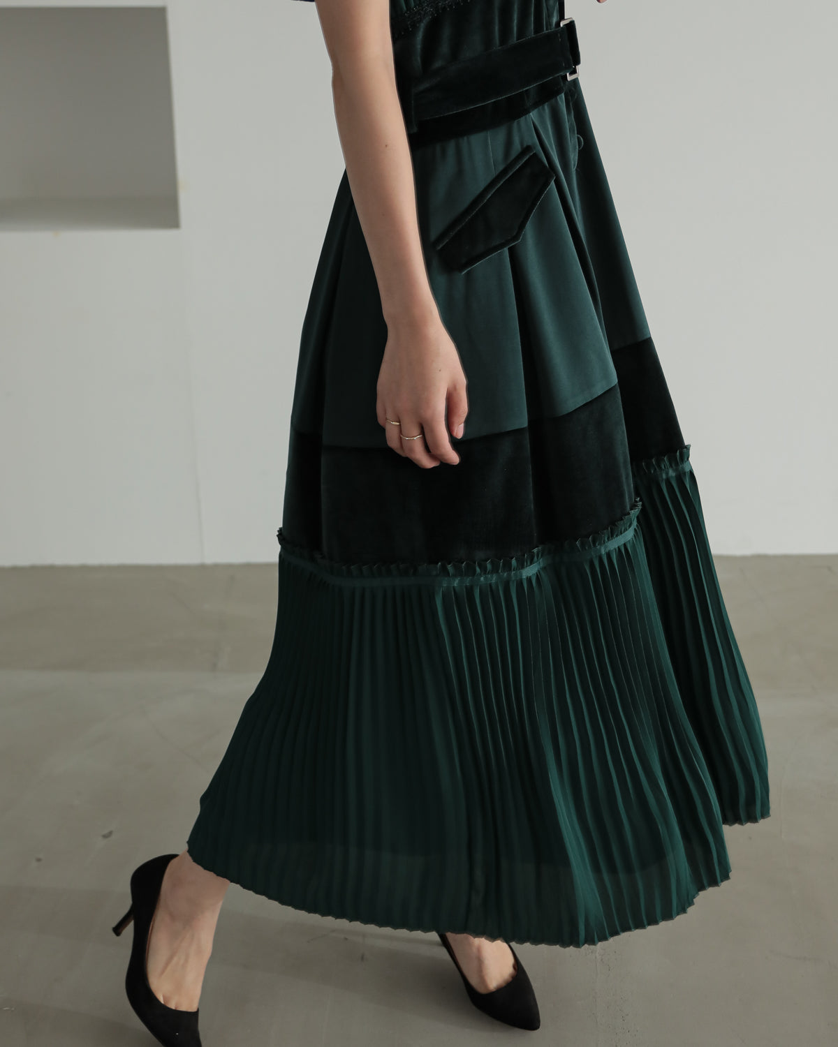 Layered color one piece