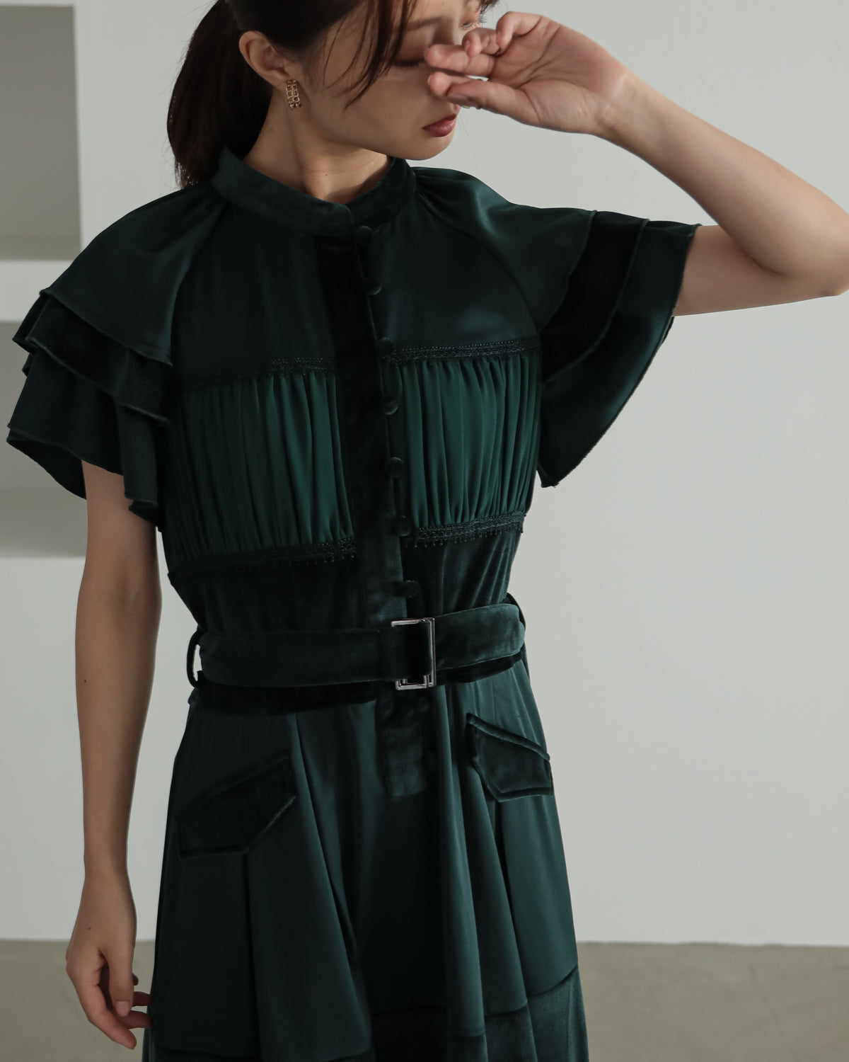 Layered color one piece