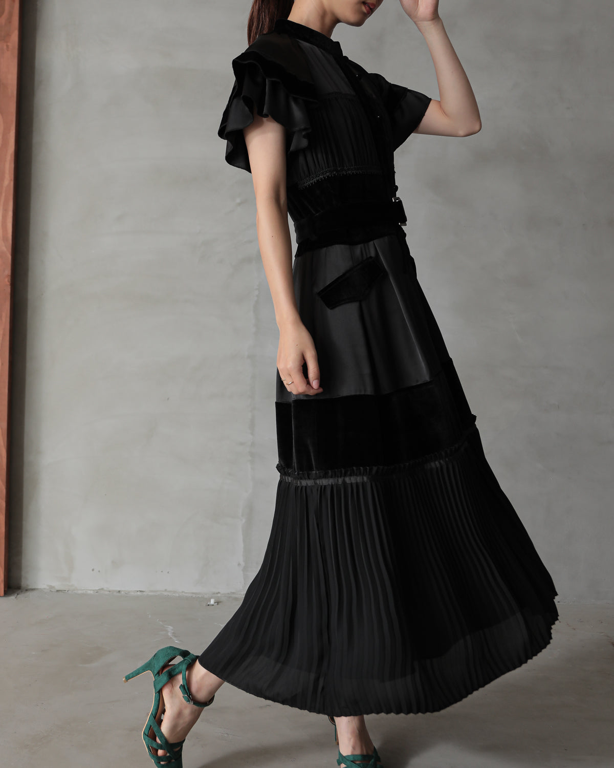 Layered color one piece