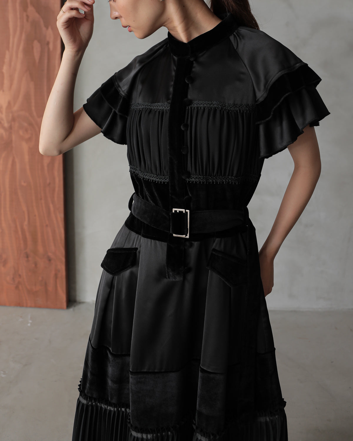 Layered color one piece