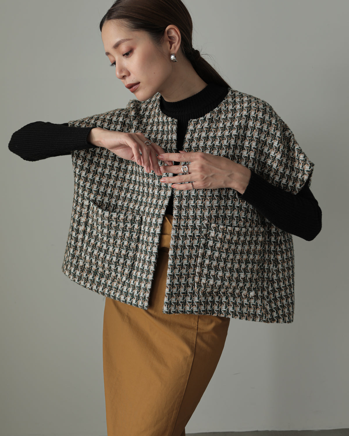 tweed vest