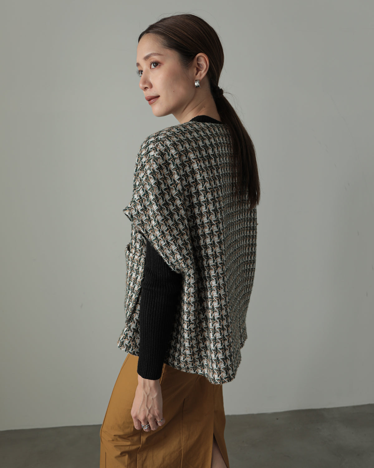 tweed vest