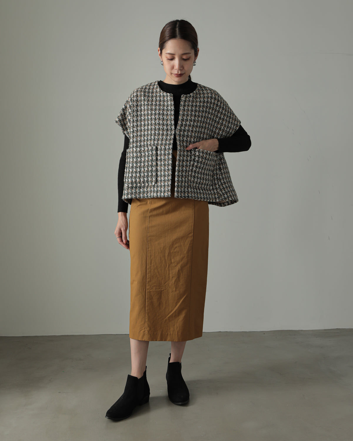 tweed vest