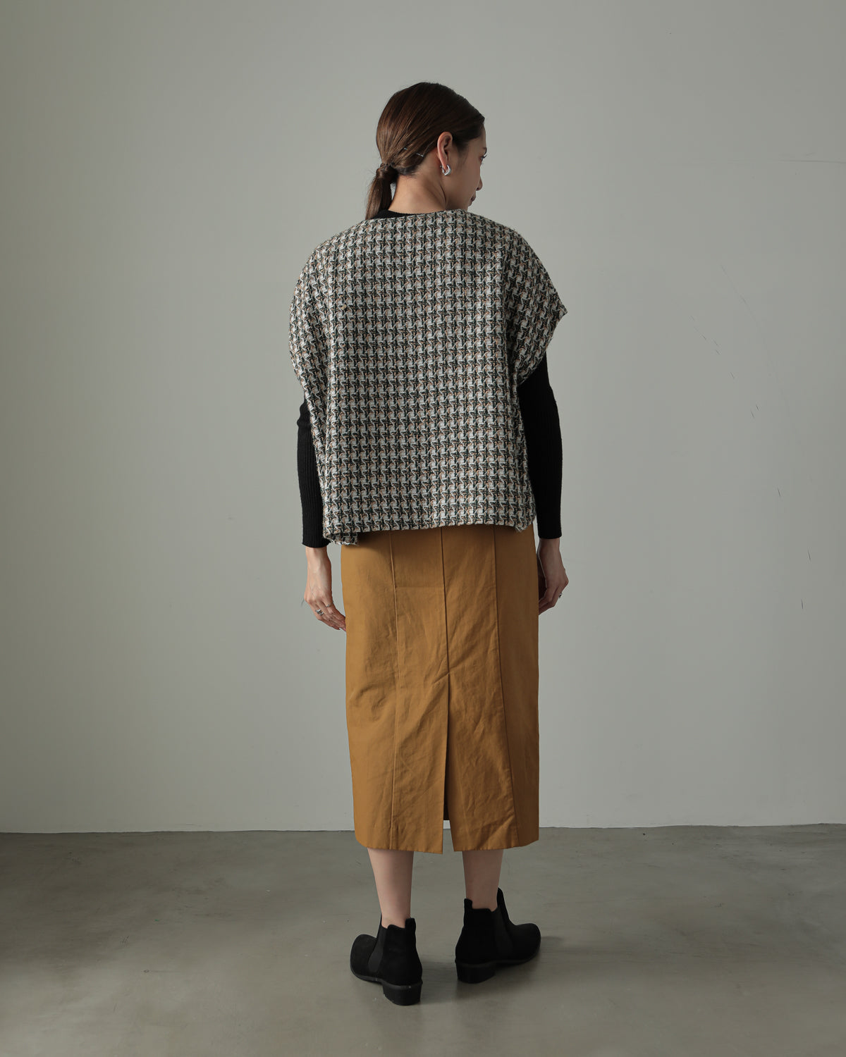 tweed vest