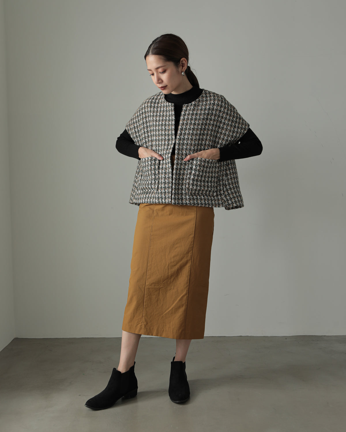 tweed vest
