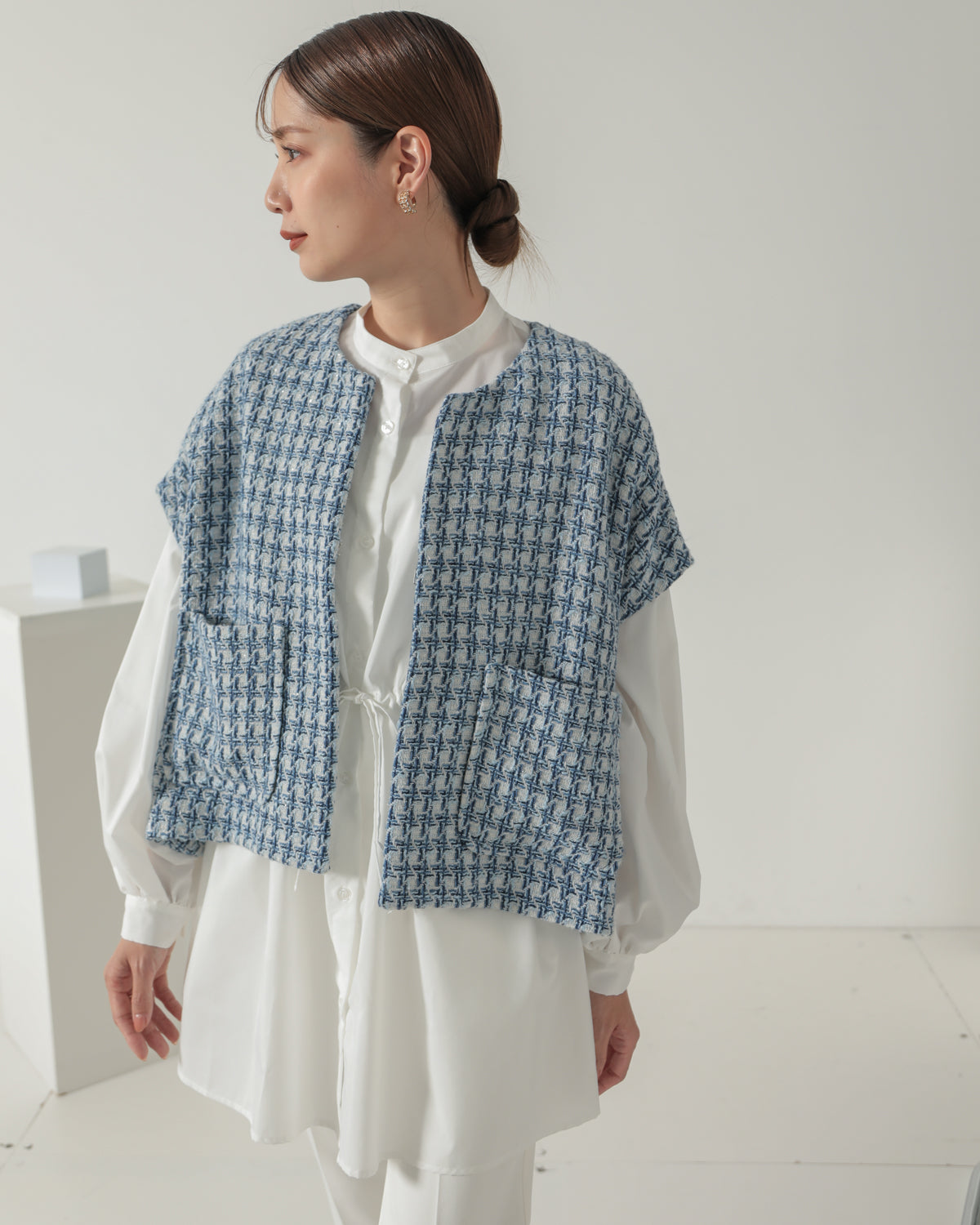 tweed vest