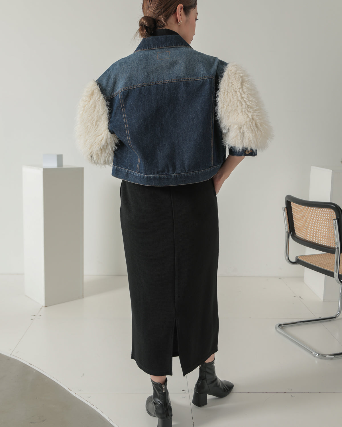 sleeve fur G jumper