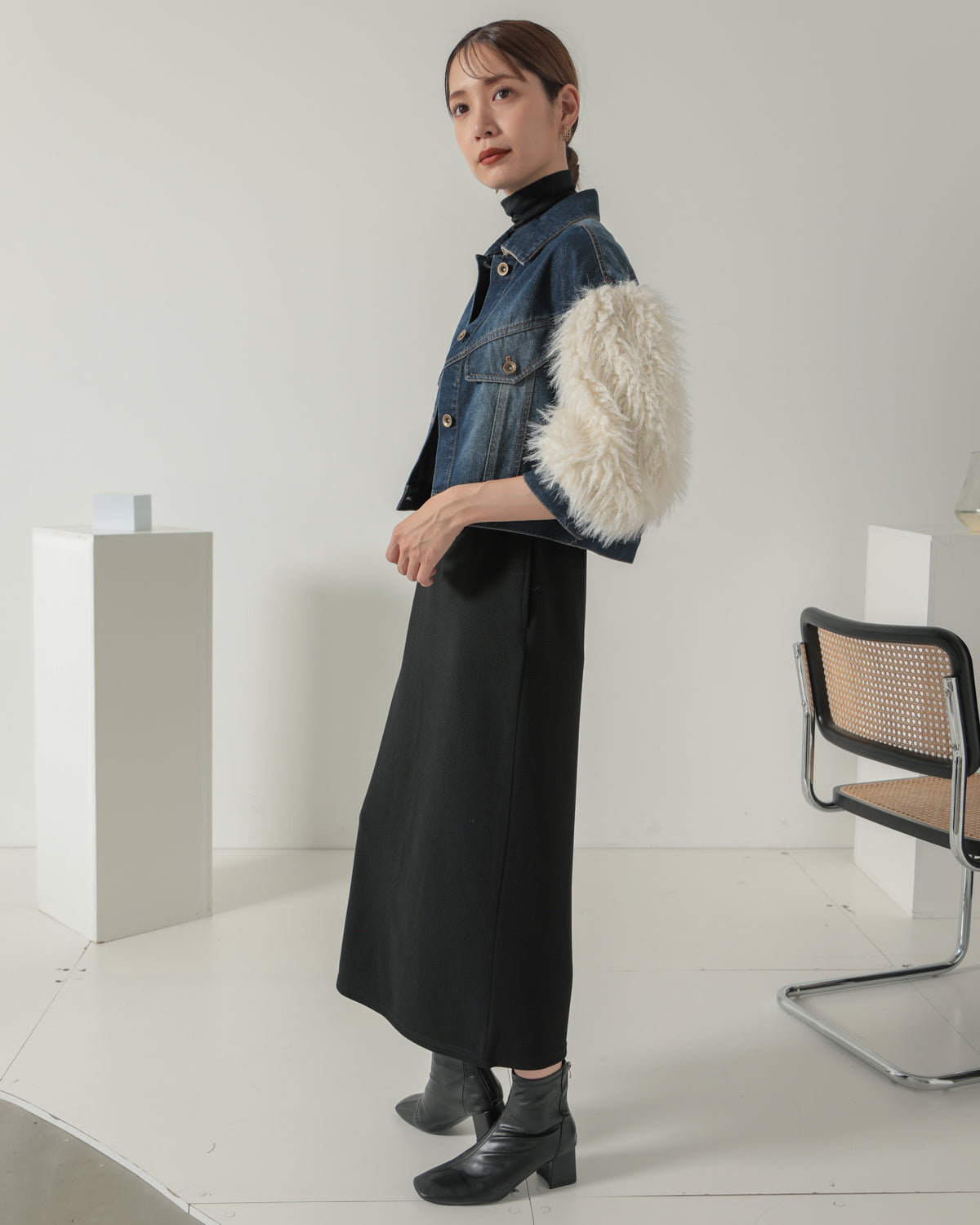 sleeve fur G jumper