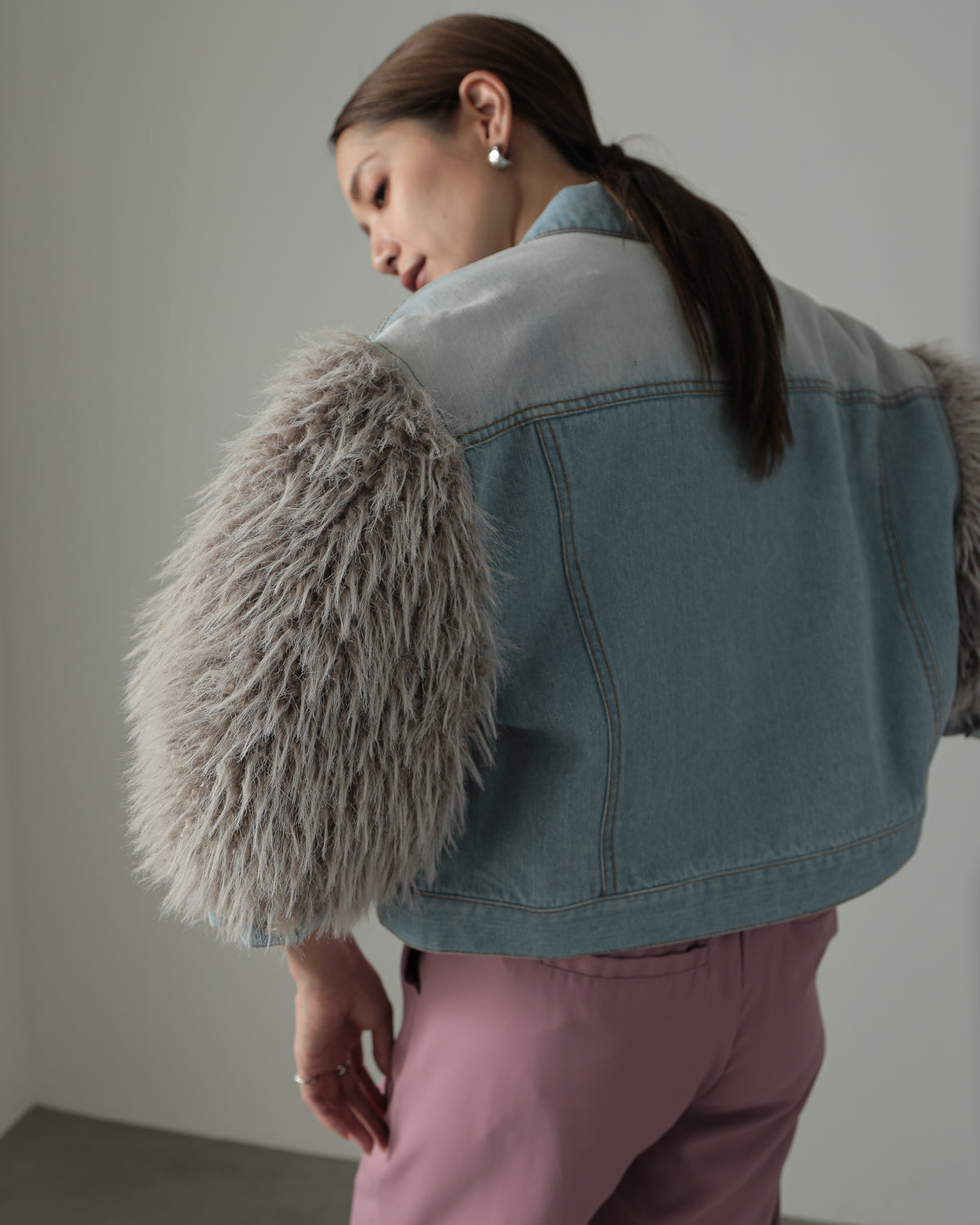 sleeve fur G jumper