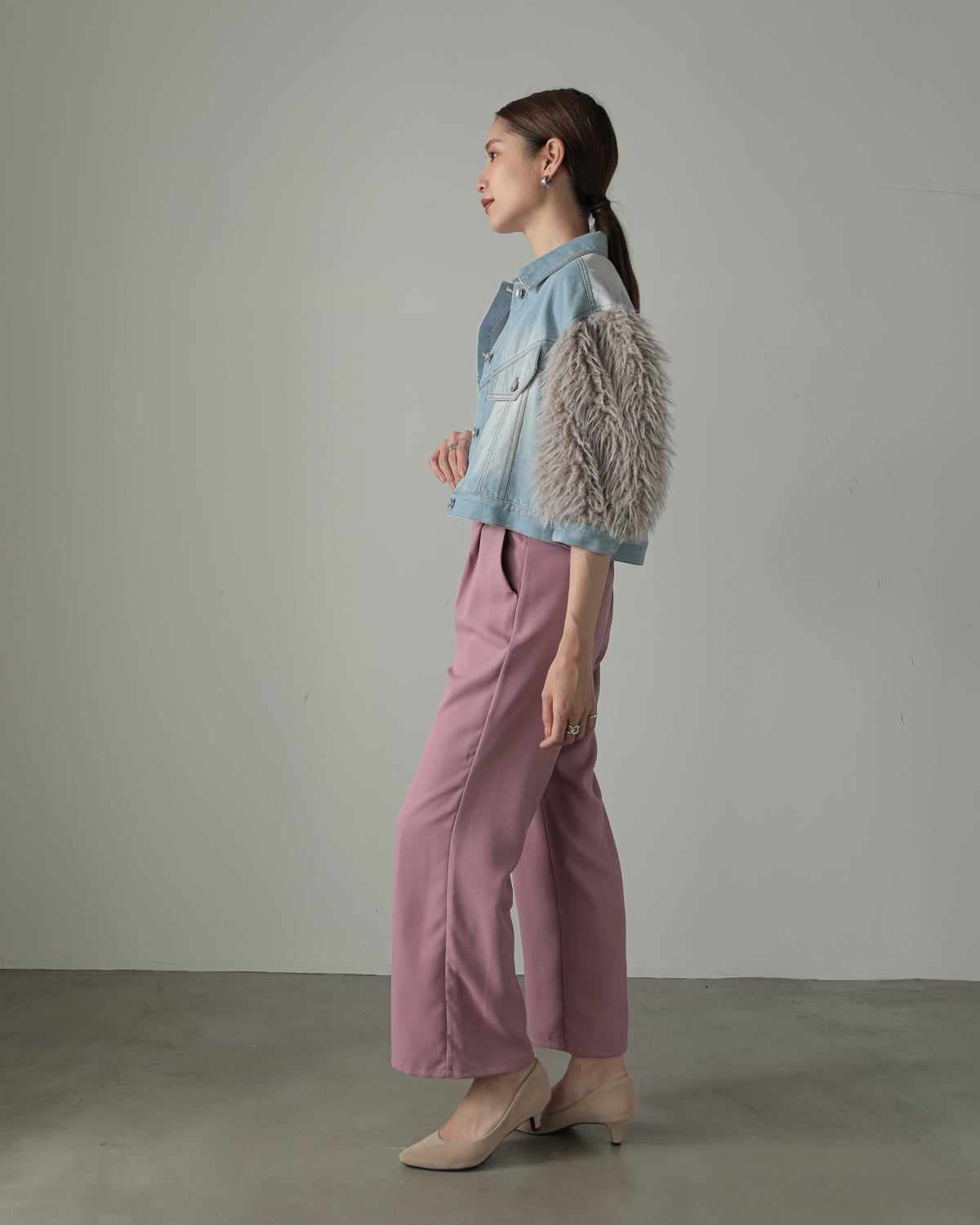 sleeve fur G jumper