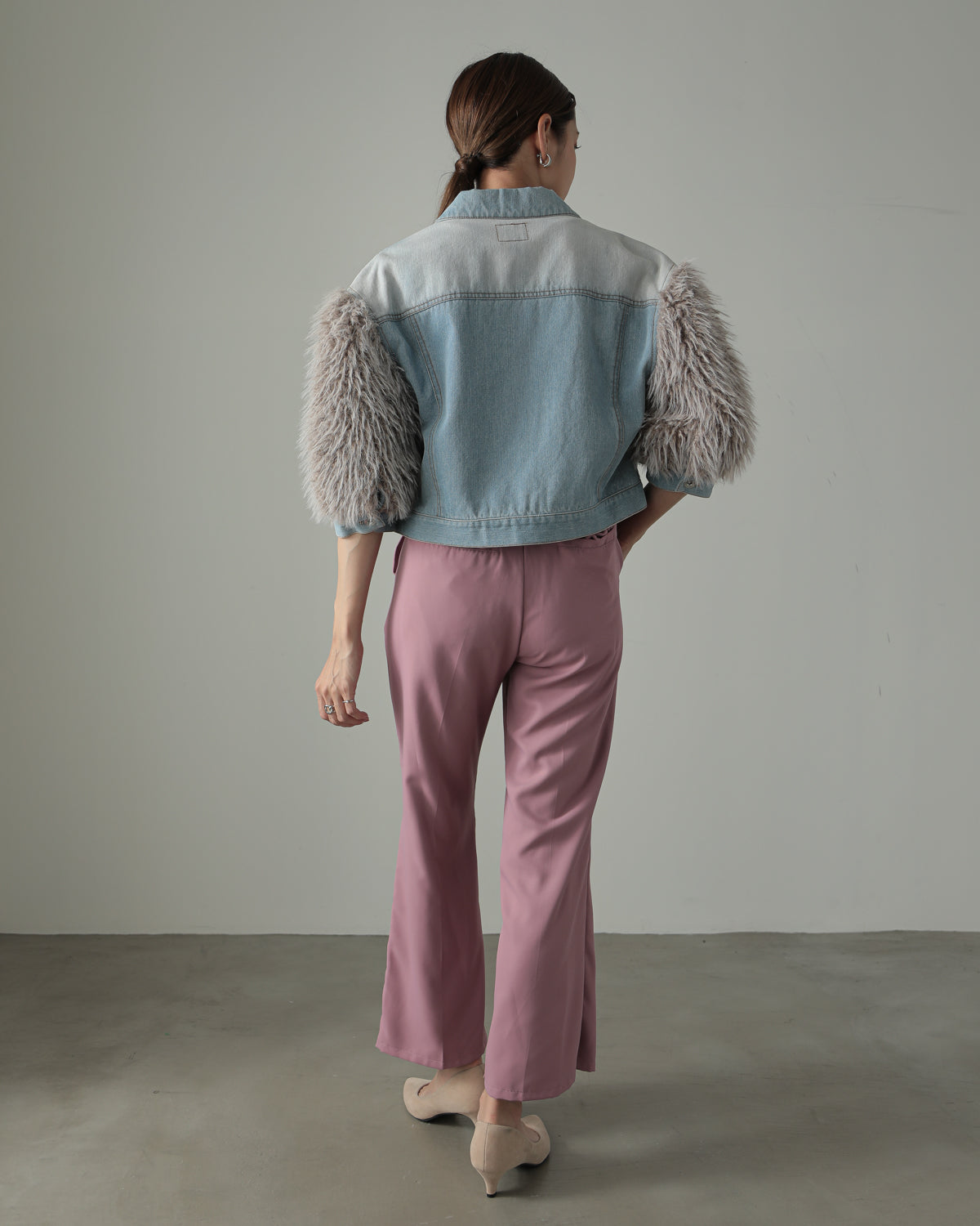 sleeve fur G jumper