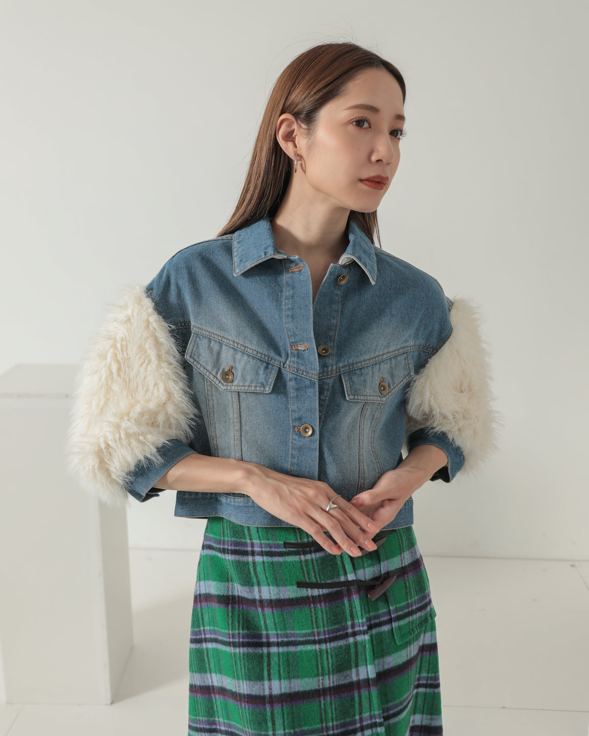 sleeve fur G jumper