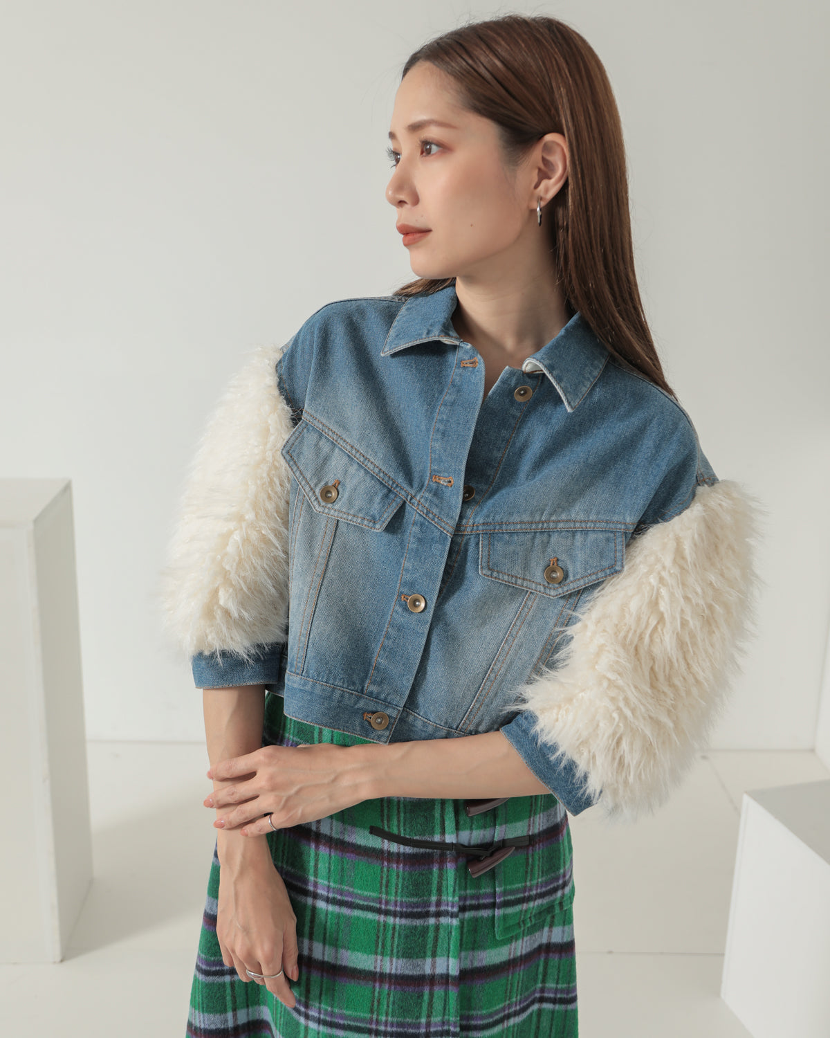 sleeve fur G jumper