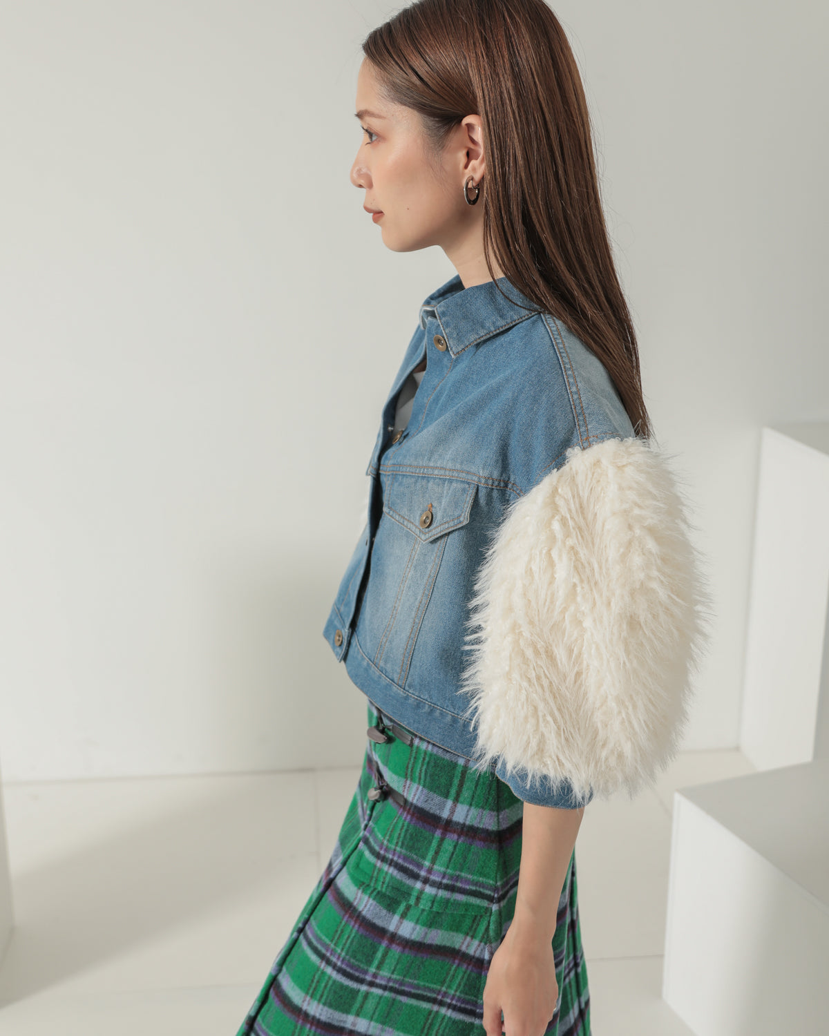 sleeve fur G jumper