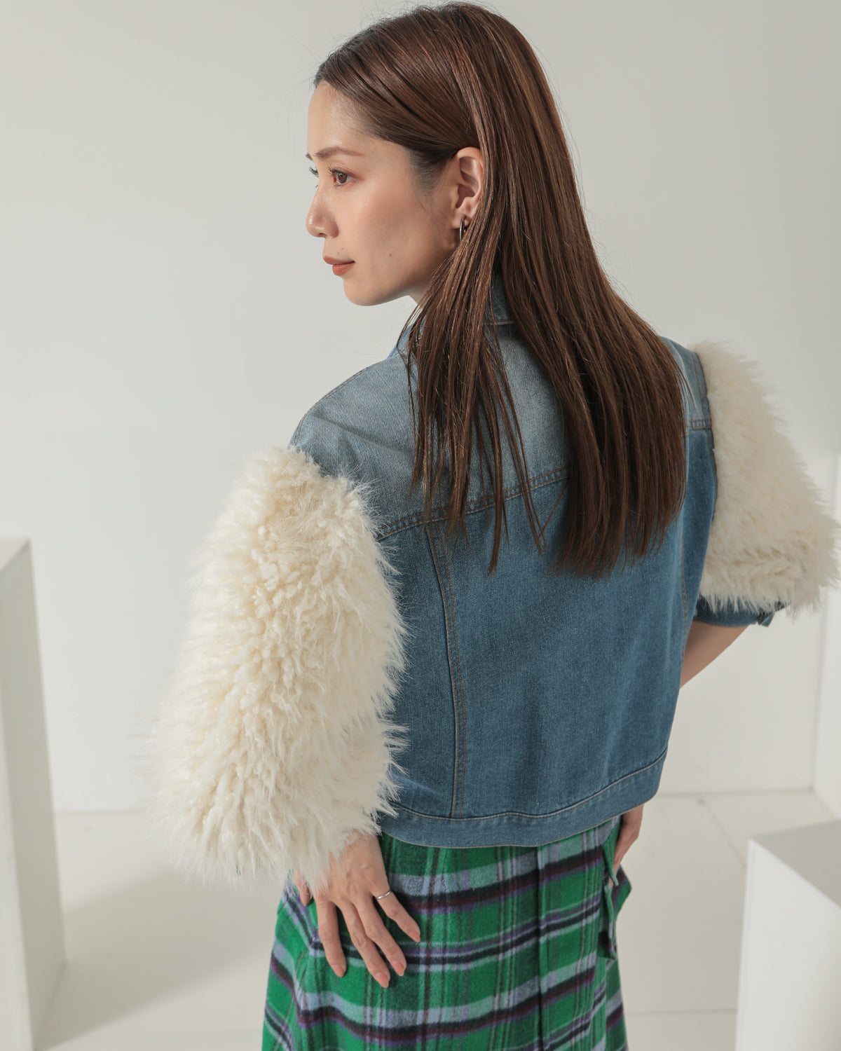 sleeve fur G jumper