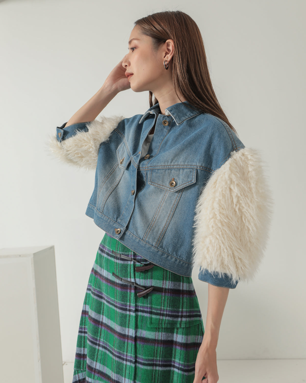 sleeve fur G jumper