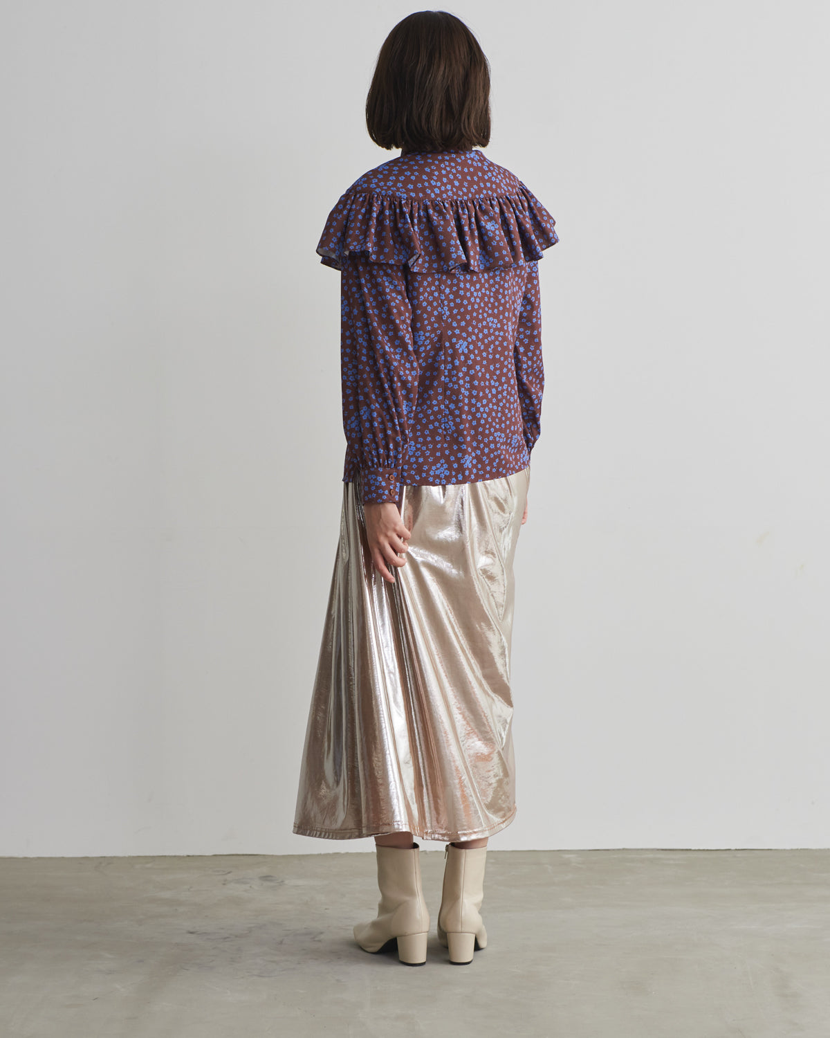small flower print blouse