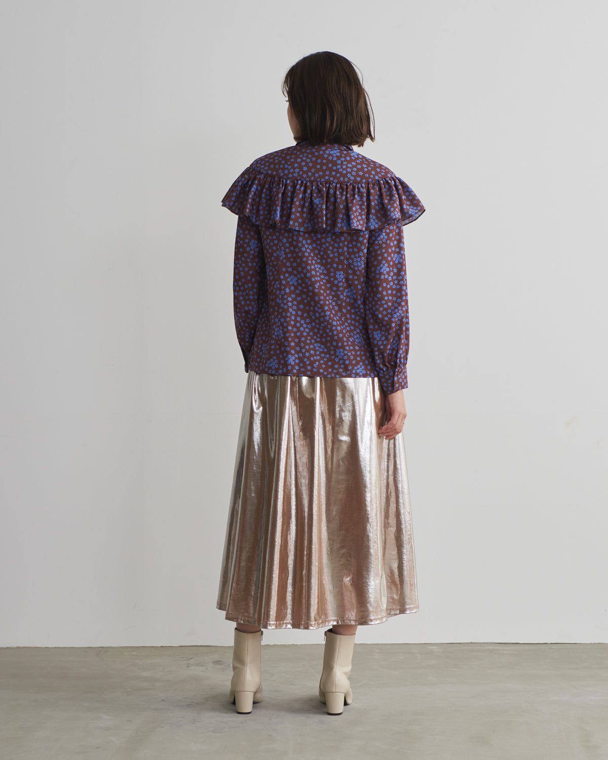small flower print blouse