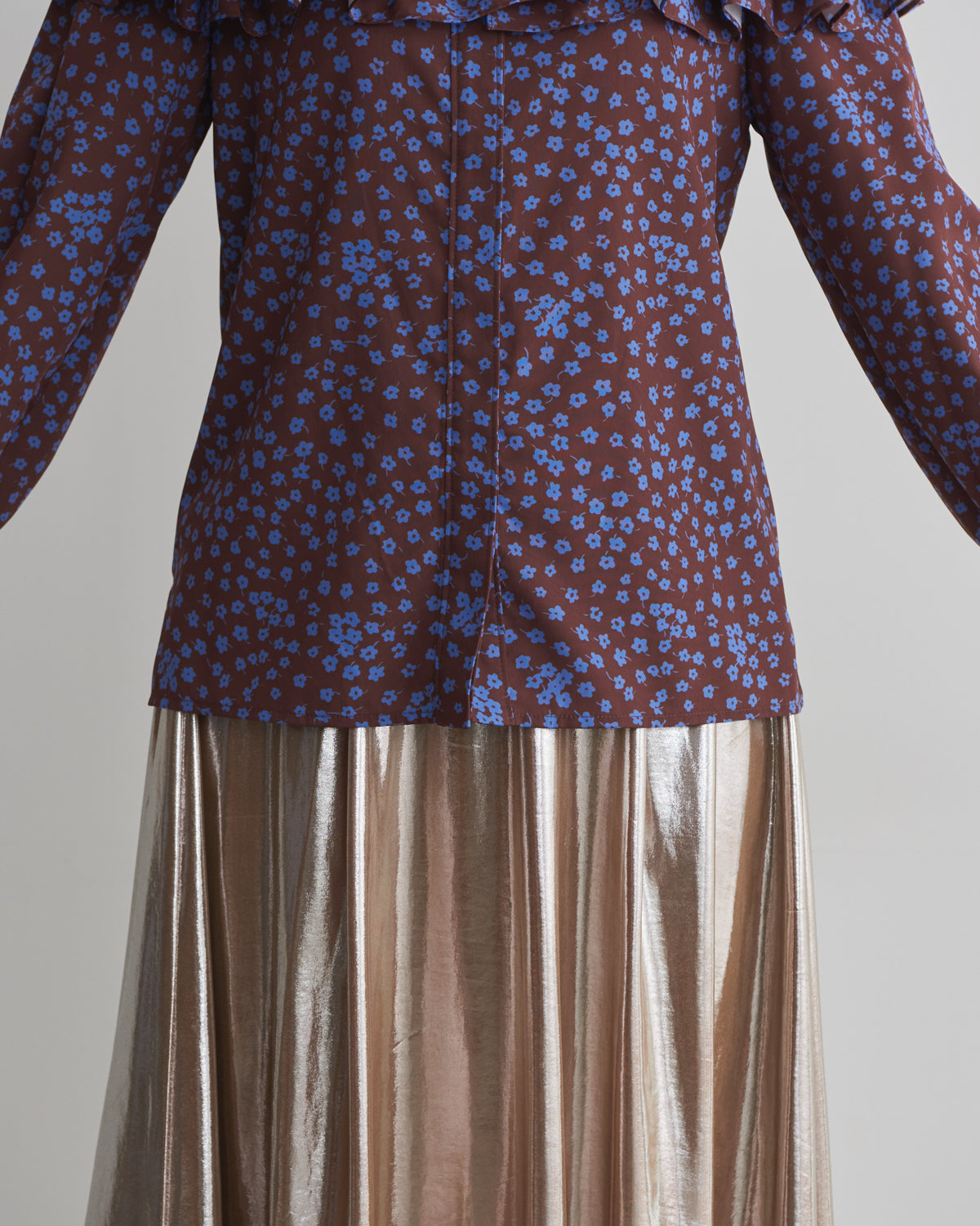 small flower print blouse