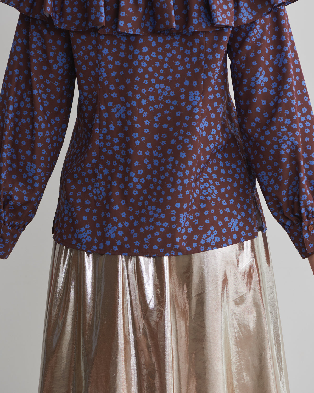 small flower print blouse