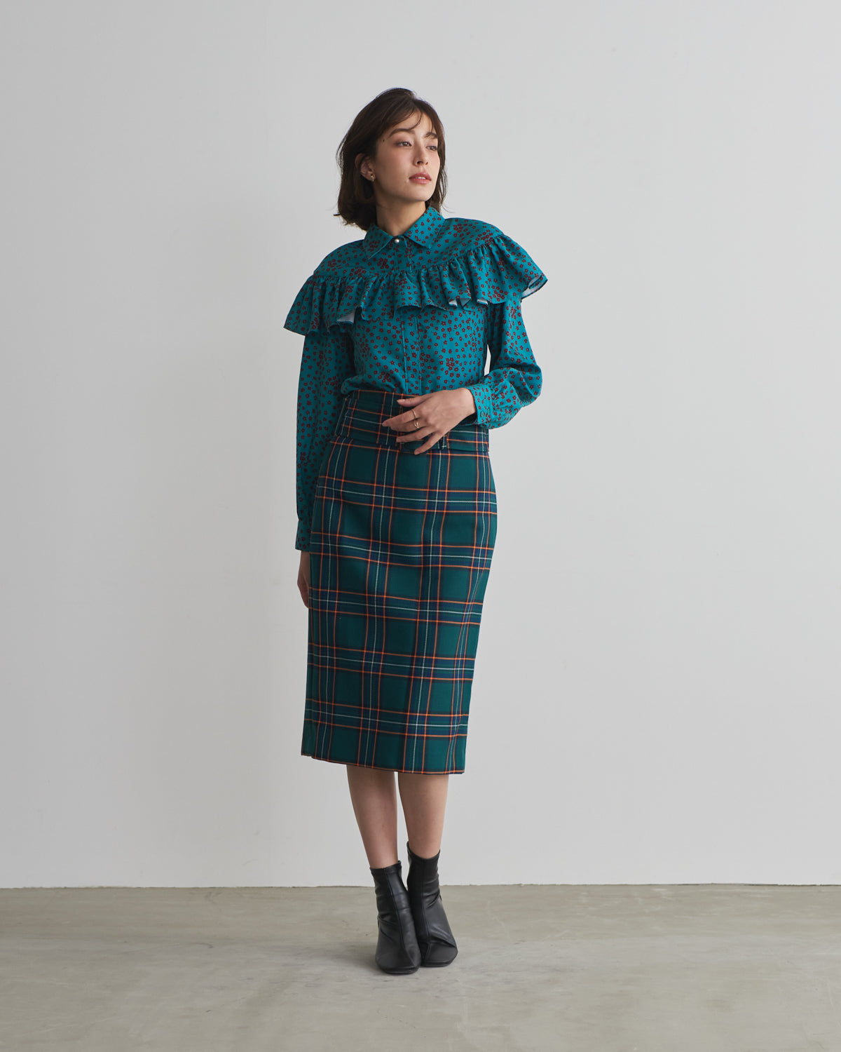 small flower print blouse