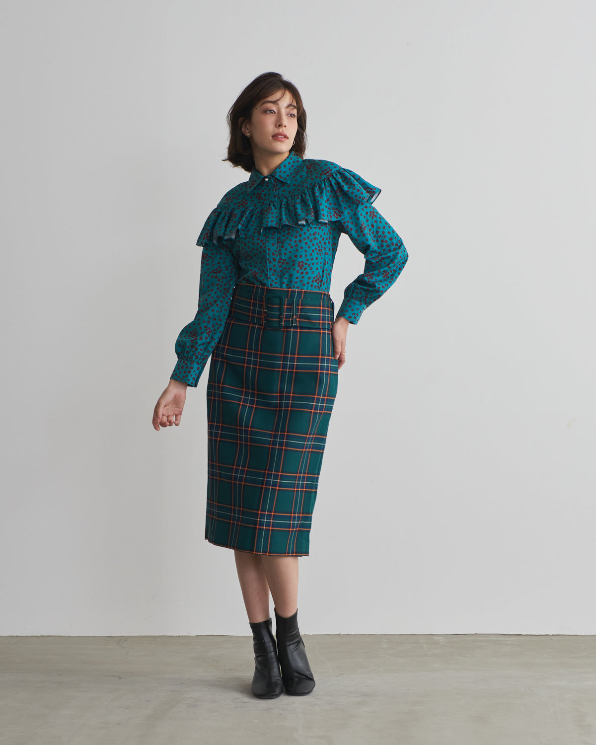small flower print blouse
